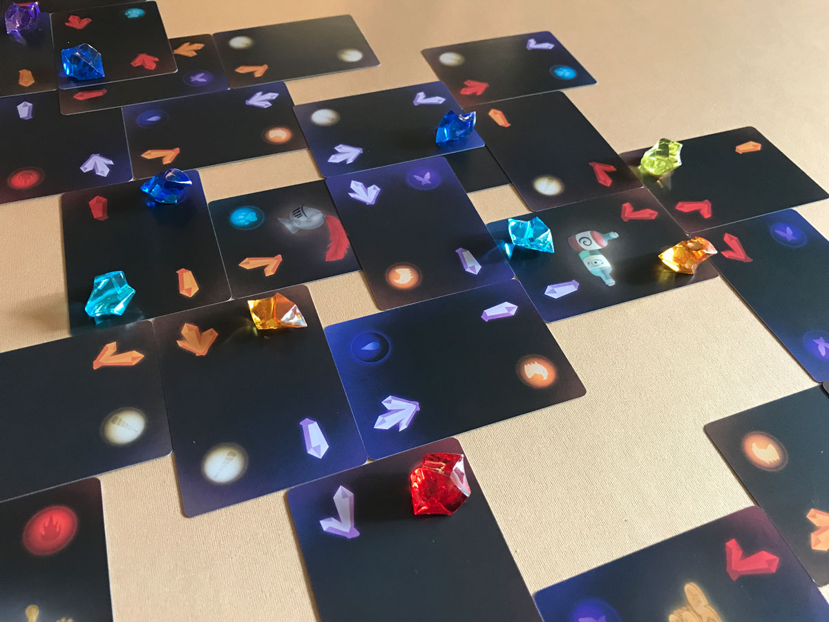 Crystallo Exploring the Cavern Making Trios of Gems to Unlock Gems in Crystallo