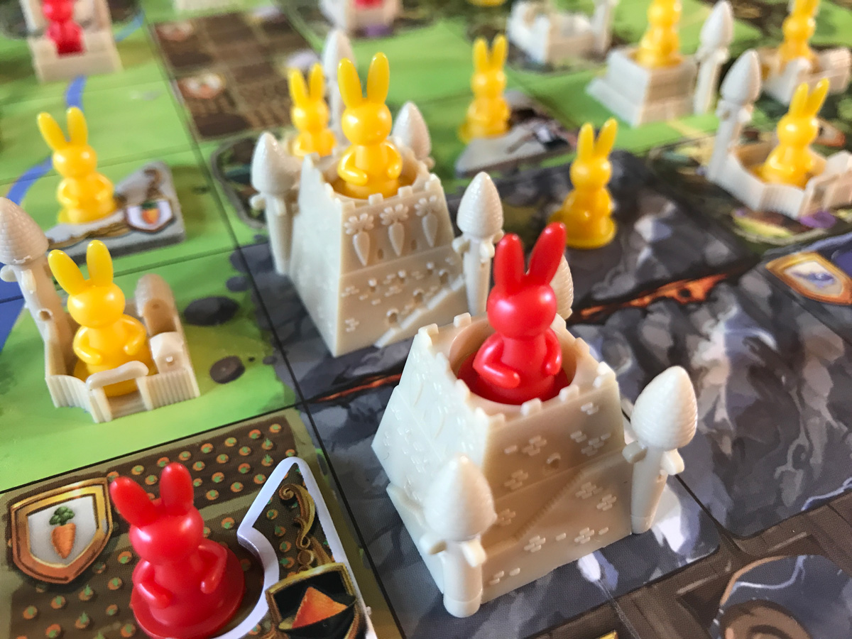 Setting Up Giant Cities Near Each Other in the Mountains of Bunny Kingdom