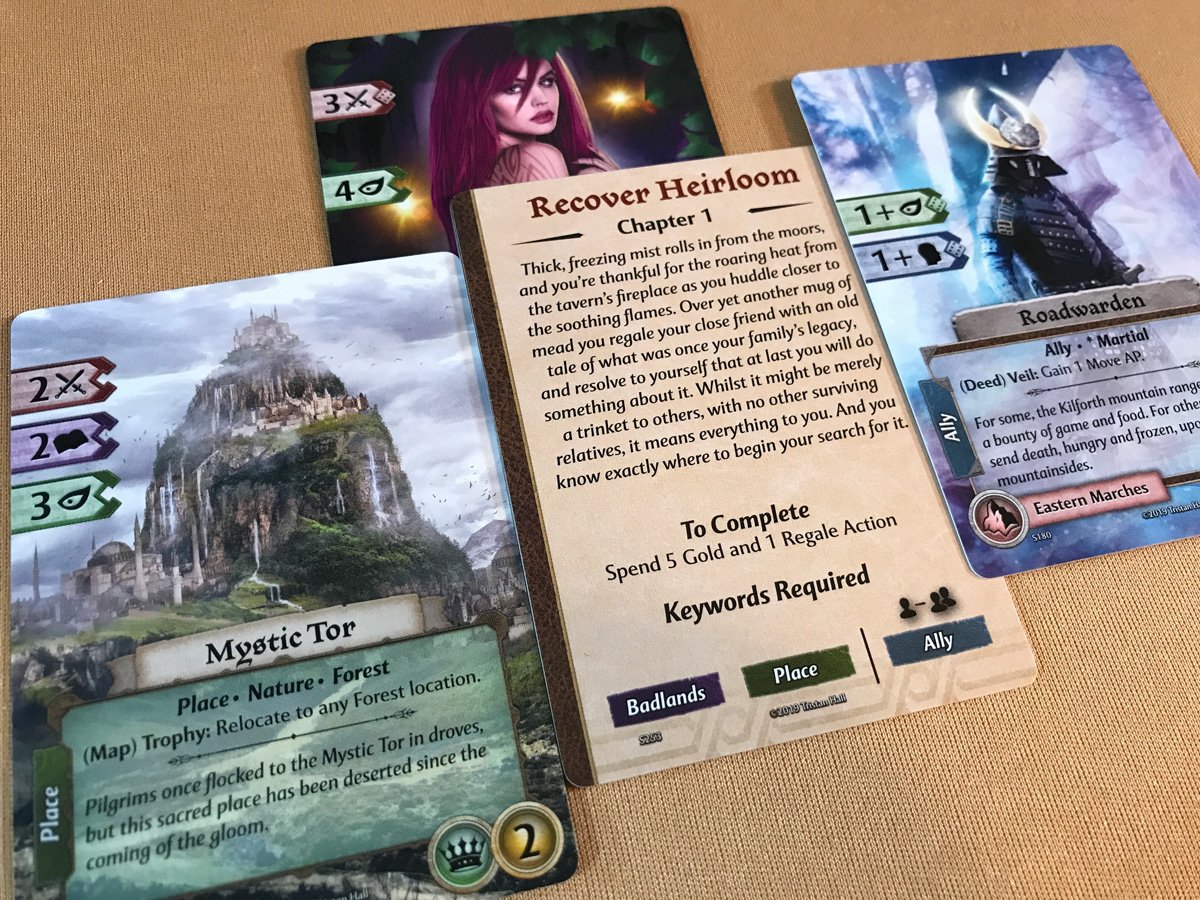 Interesting Cards and Keywords in the First Chapter of Shadows of Kilforth
