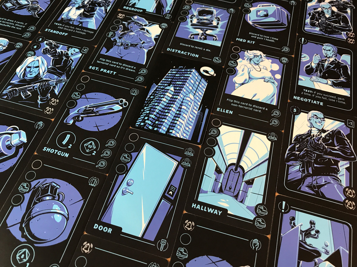 Hunted Lots of Different Cards A Very Unique Color Scheme for All the Cards in Hunted