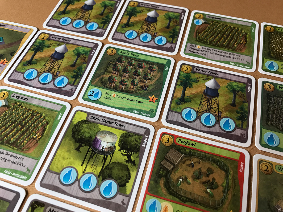 Fields of Green Lucrative Moments Around the Apples Apples Surrounded by Water Towers in Fields of Green