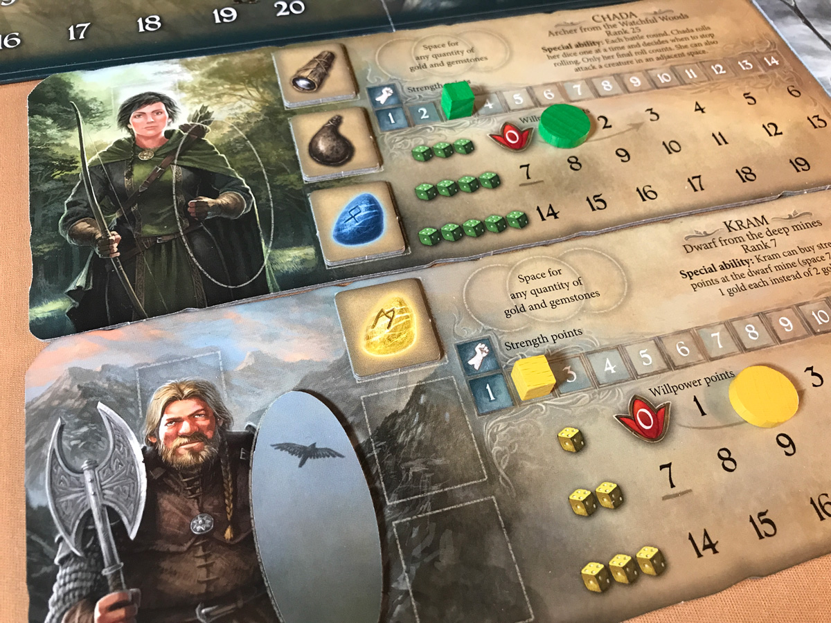 Legends of Andor Flying to Victory Little Willpower and the Final Attempt to Win in Legends of Andor