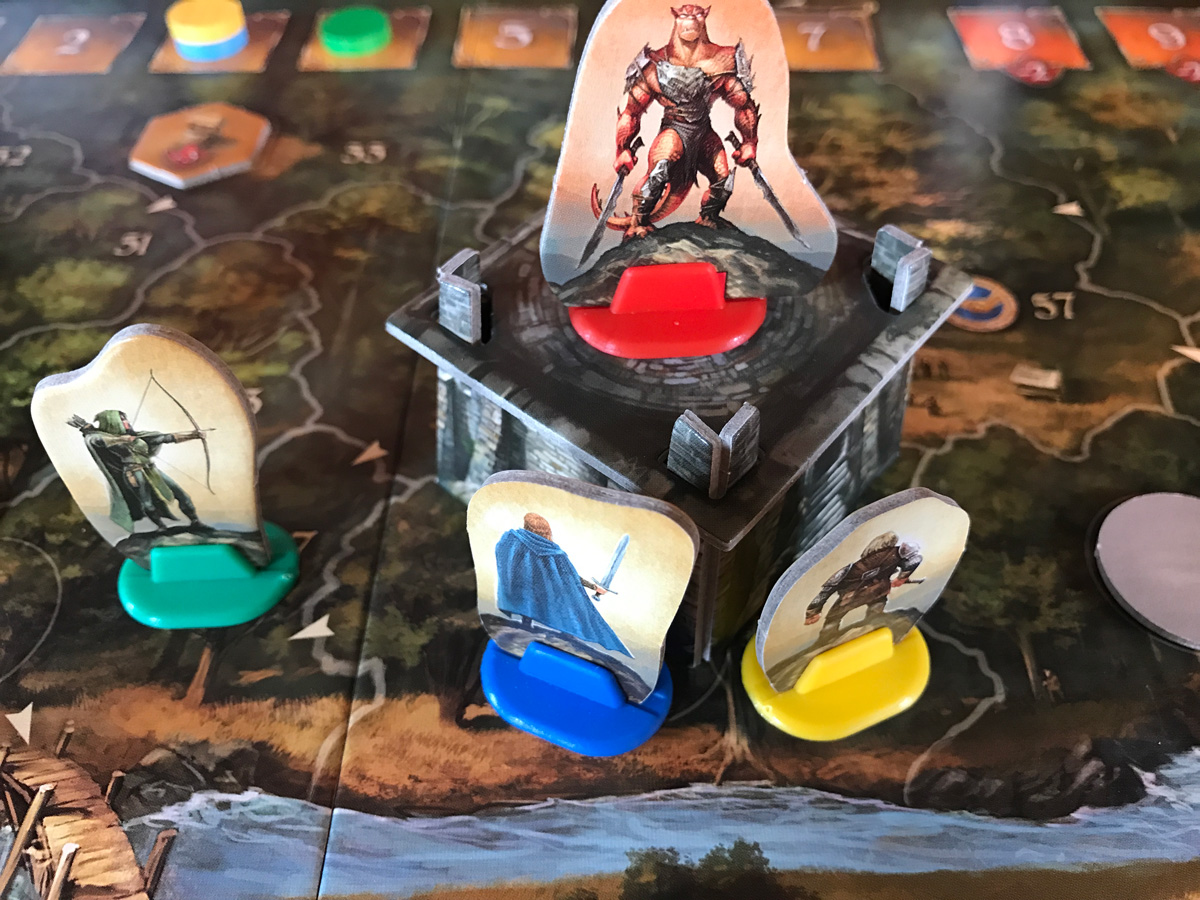 Legends of Andor Toppling the Skral Tower Assault on the Skral Tower in Legends of Andor