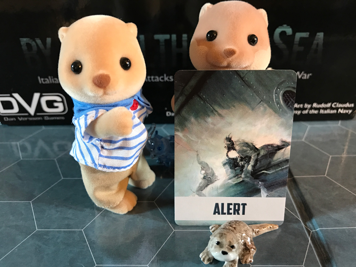 By Stealth and Sea Aquatic Assistance Watching Out for the Alert Cards with Some Otter Friends in By Stealth and Sea