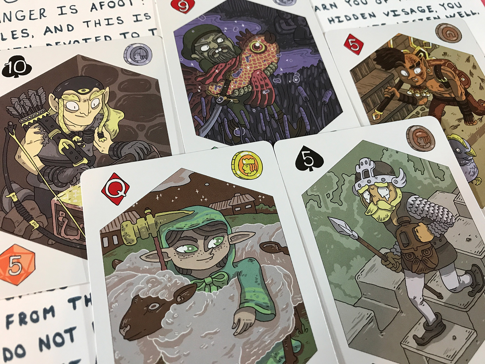A Selection of Storyteller Cards to Use with Quill