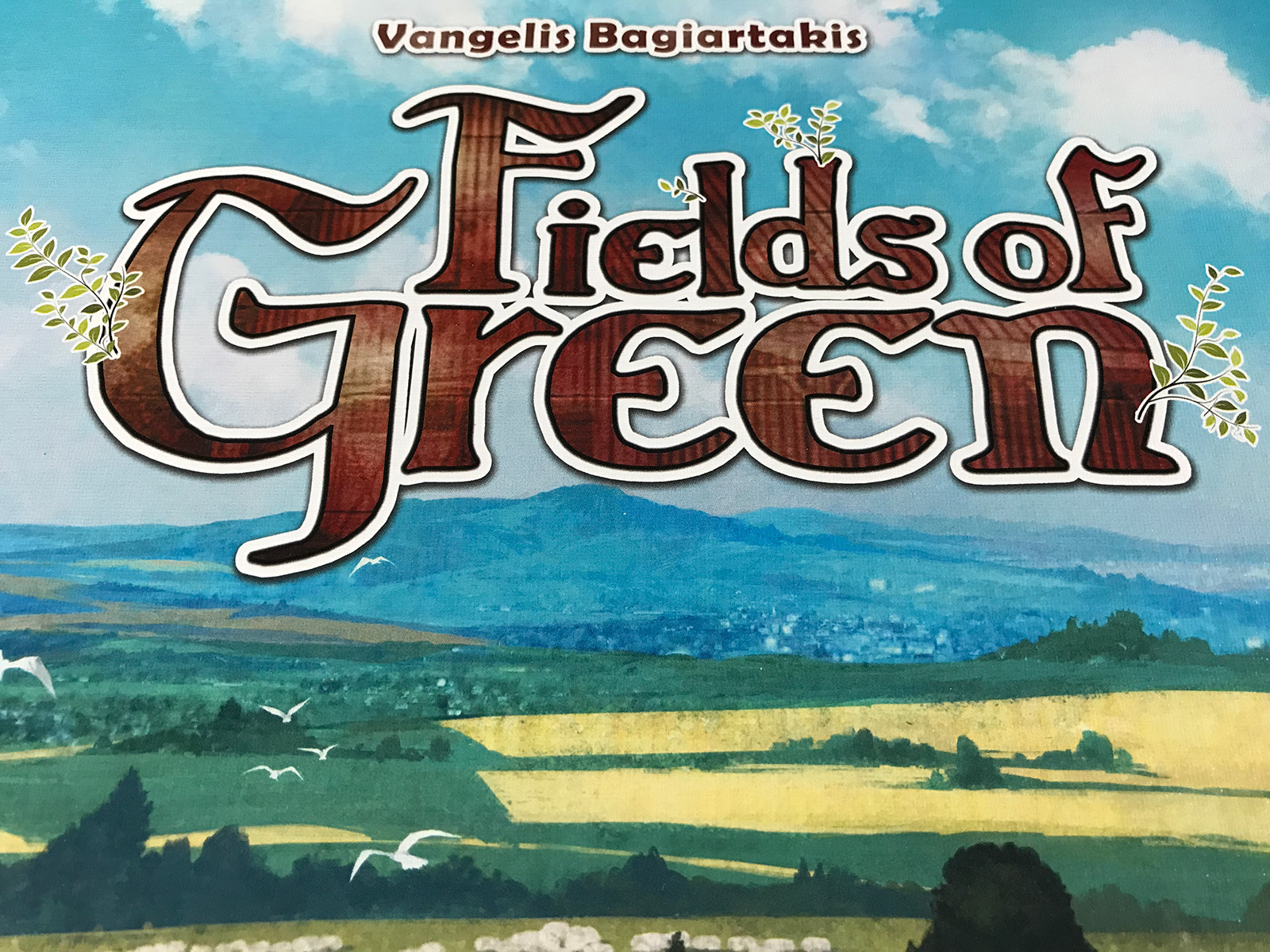 A Lovely and Picturesque Box Cover for Fields of Green