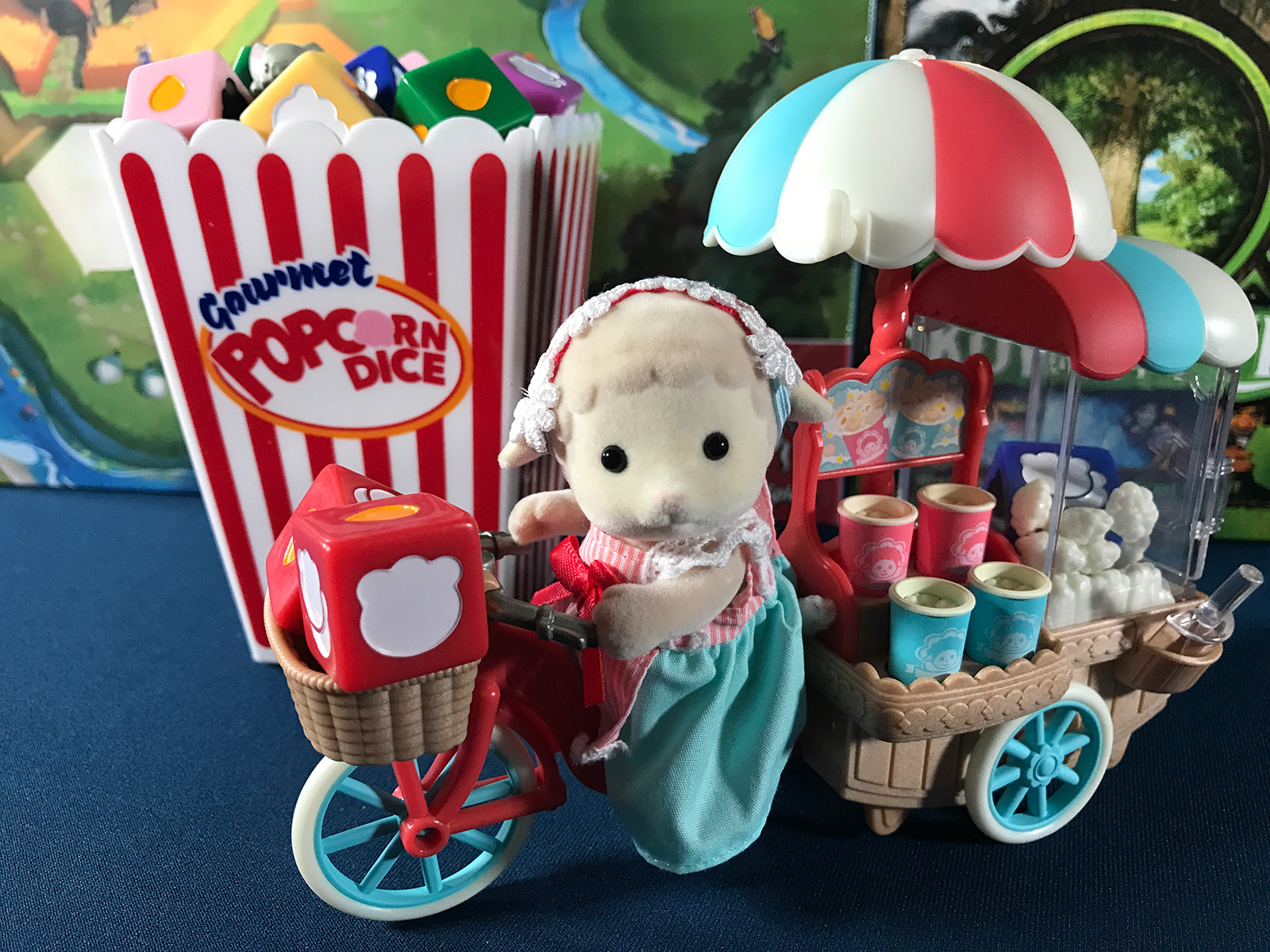 Getting Shown Up in the Art of Popcorn with the Popcorn Tricycle Driver and Gourmet Popcorn Dice