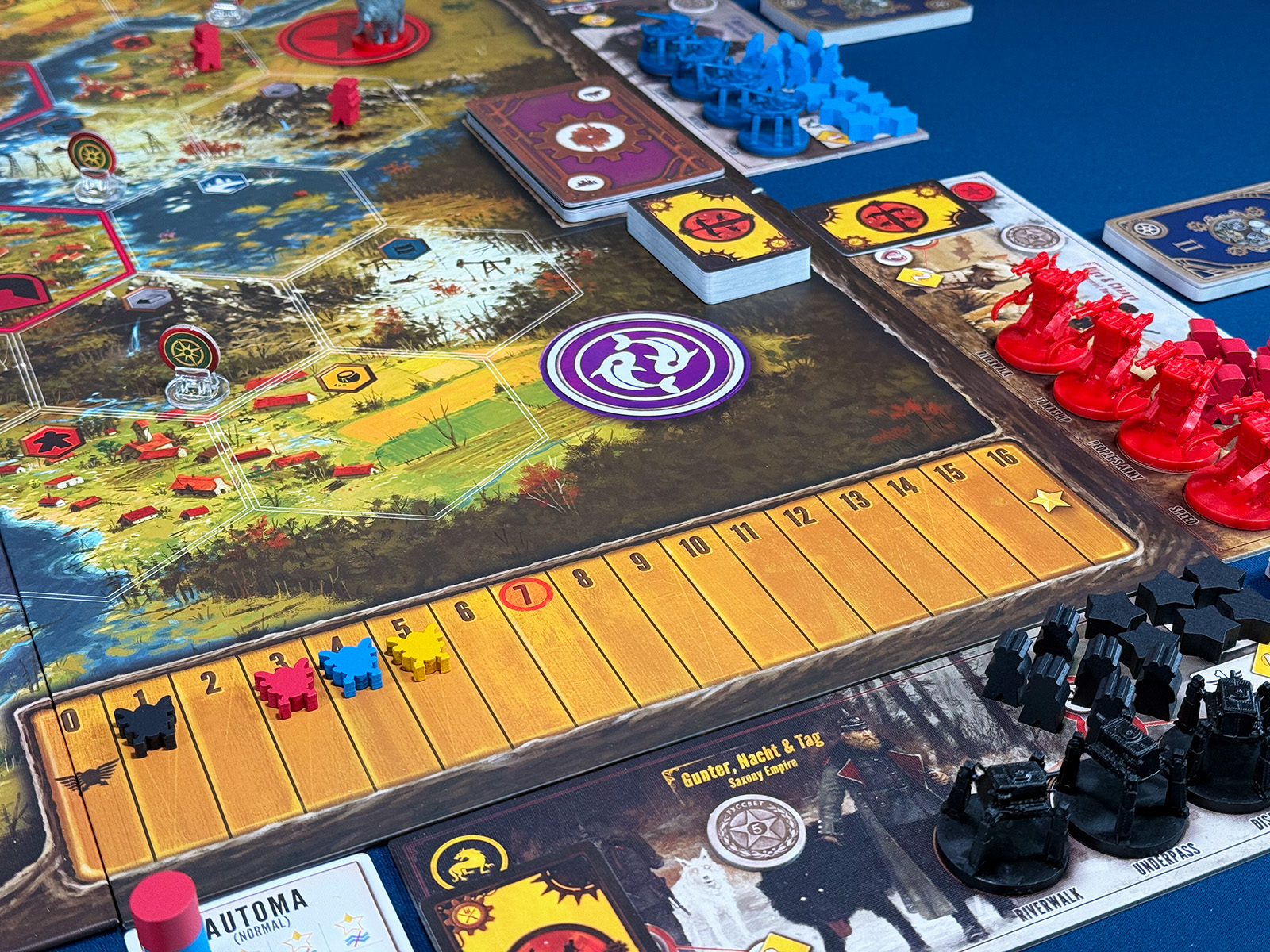 A Solo Play of Scythe with Kar, the Crimean Eagle Architect