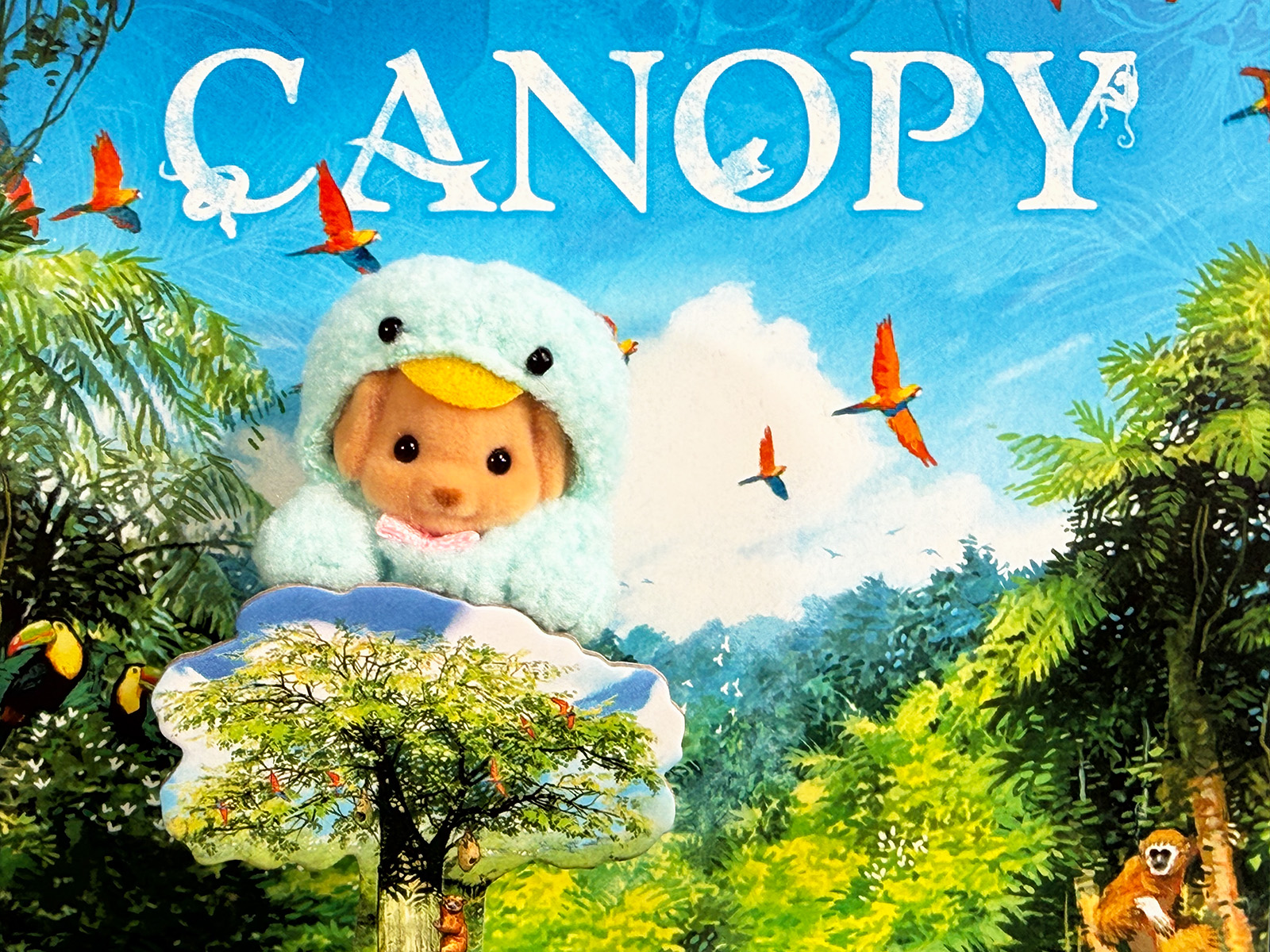 Canopy Halloween Above the Trees A Calico Critter in the Rainforest High Above the Ground in Canopy