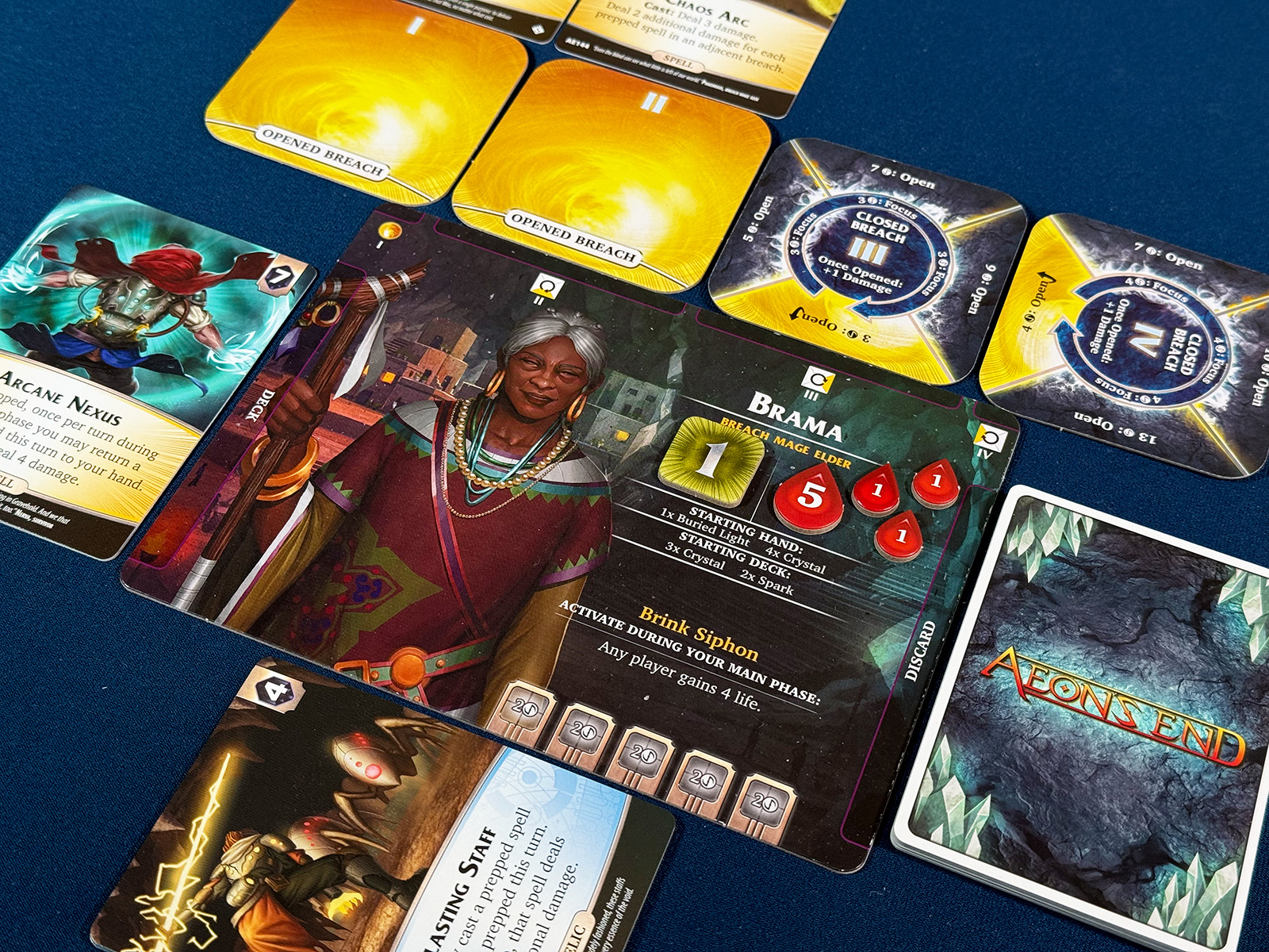 Aeon's End a Useful Strategy with Brama Opening Breaches and Triggering the Brink Siphon to Stay Alive in Aeon's End