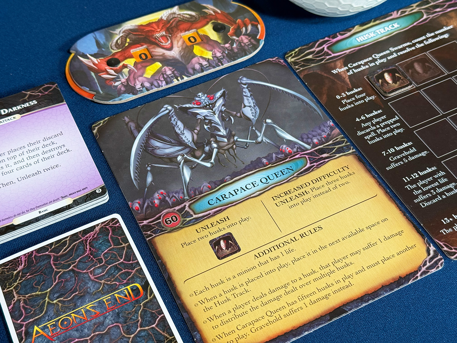 Aeon's End Success Against the Carapace Queen Another Dangerous but Successful Outcome Against the Carapace Queen in Aeon's End