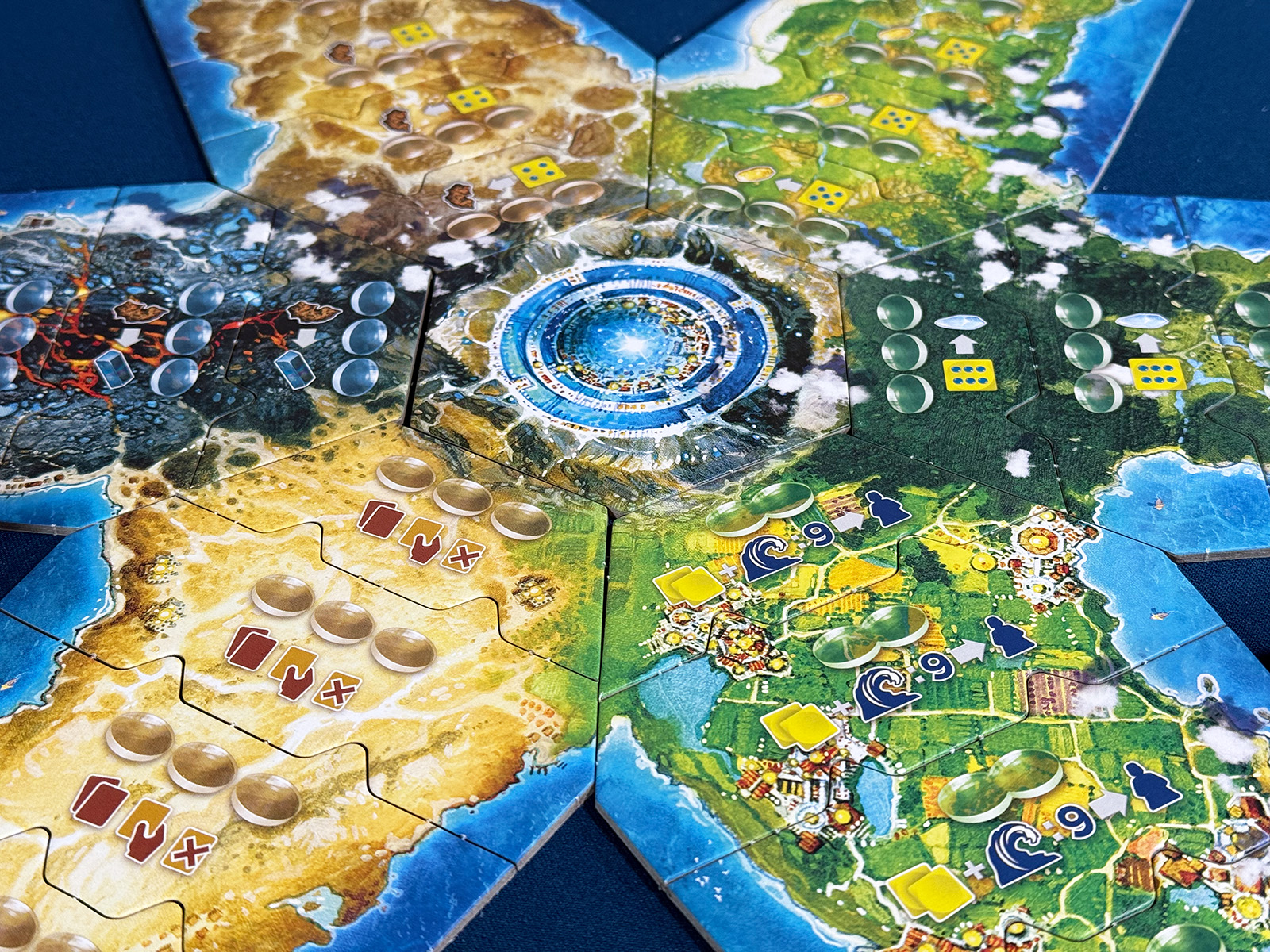 Atlantis Rising Rolling Dice for Actions Choosing Action Spaces and Relying on Dice to Gather Resources in Atlantis Rising