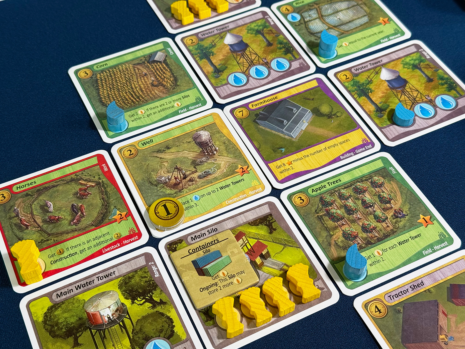 Fields of Green Harvesting in the Second Year Making the Most of Water Towers and Harvest Abilities in Fields of Green