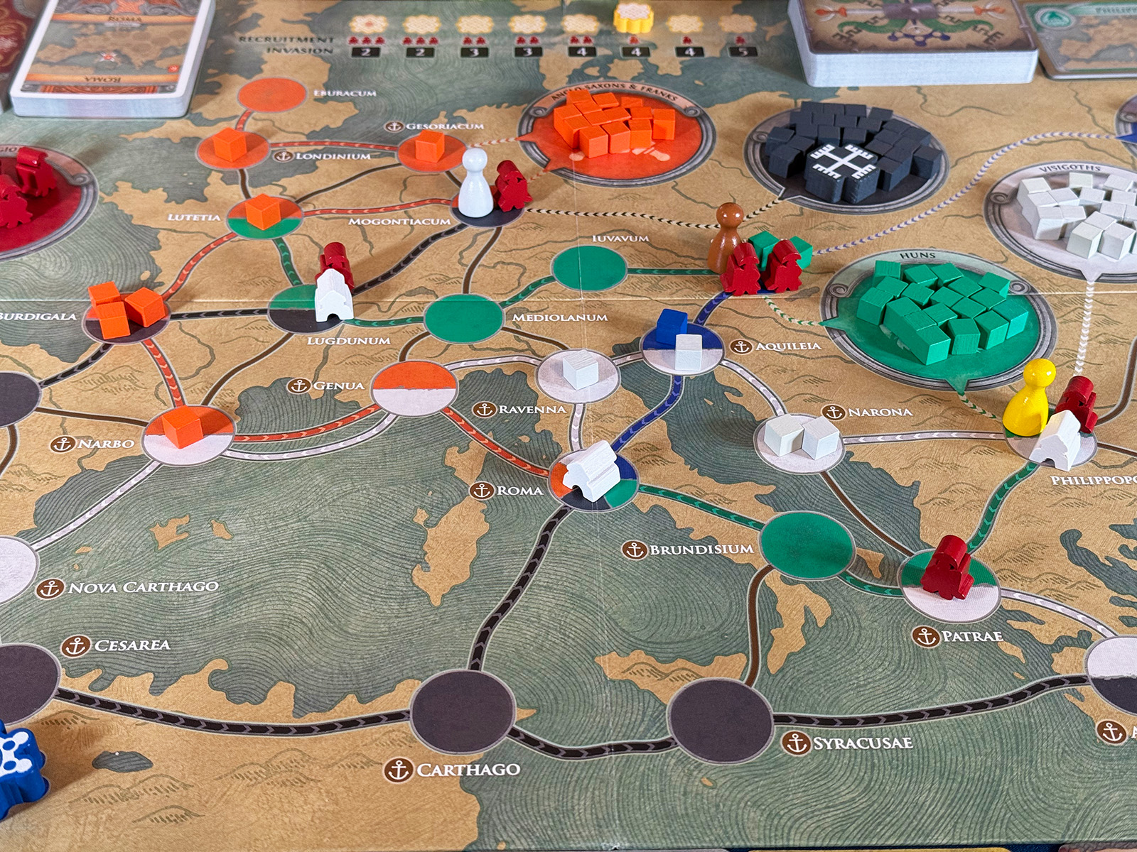 Pandemic: Fall of Rome a Final Look at a Victory Celebrating a Victory with a Growing Threat from the North in Pandemic: Fall of Rome