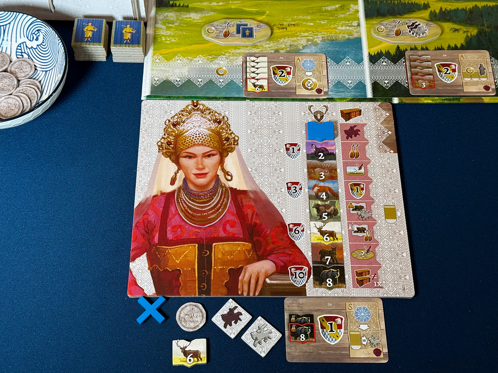 Stroganov Relatively Clear Player Area Tracking All of the Important Information in the Solo Mode for Stroganov