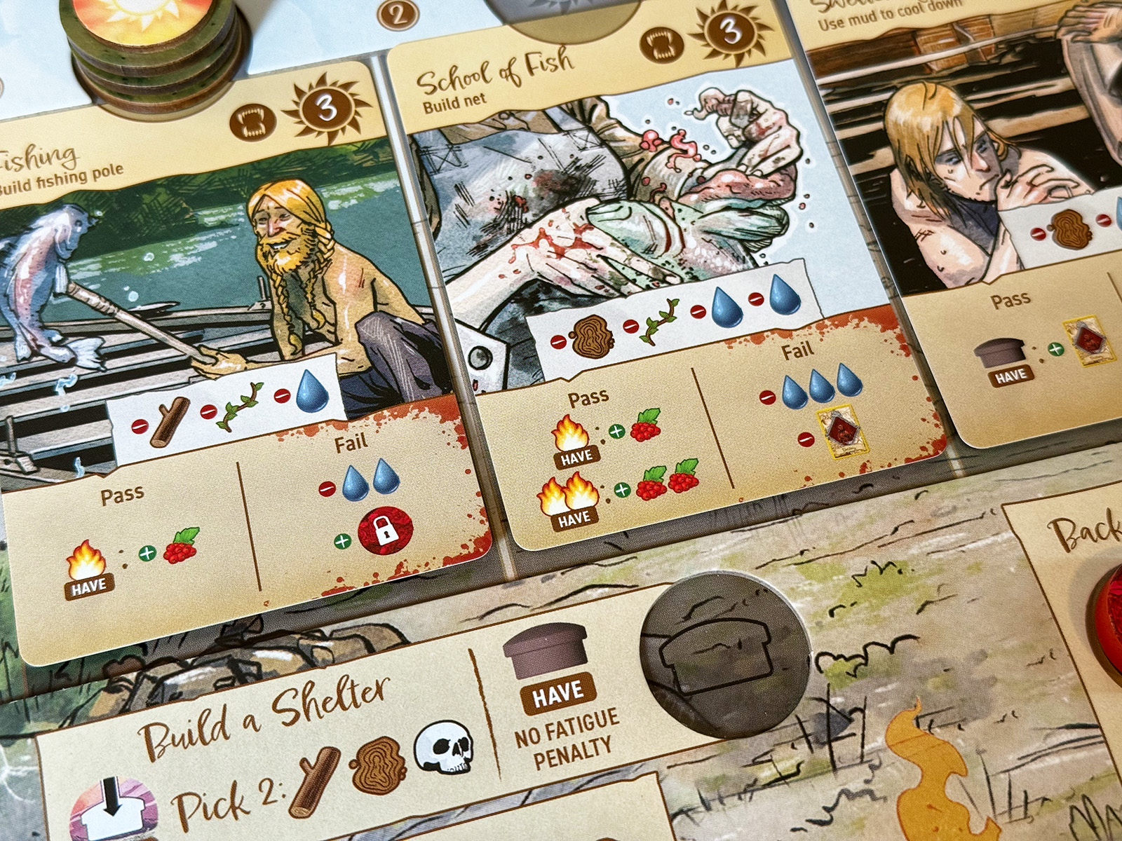 Corps of Discovery Losing to a Fishing Challenge A Frustrating Ending Due to the Challenges and Order of the Cards in Corps of Discovery