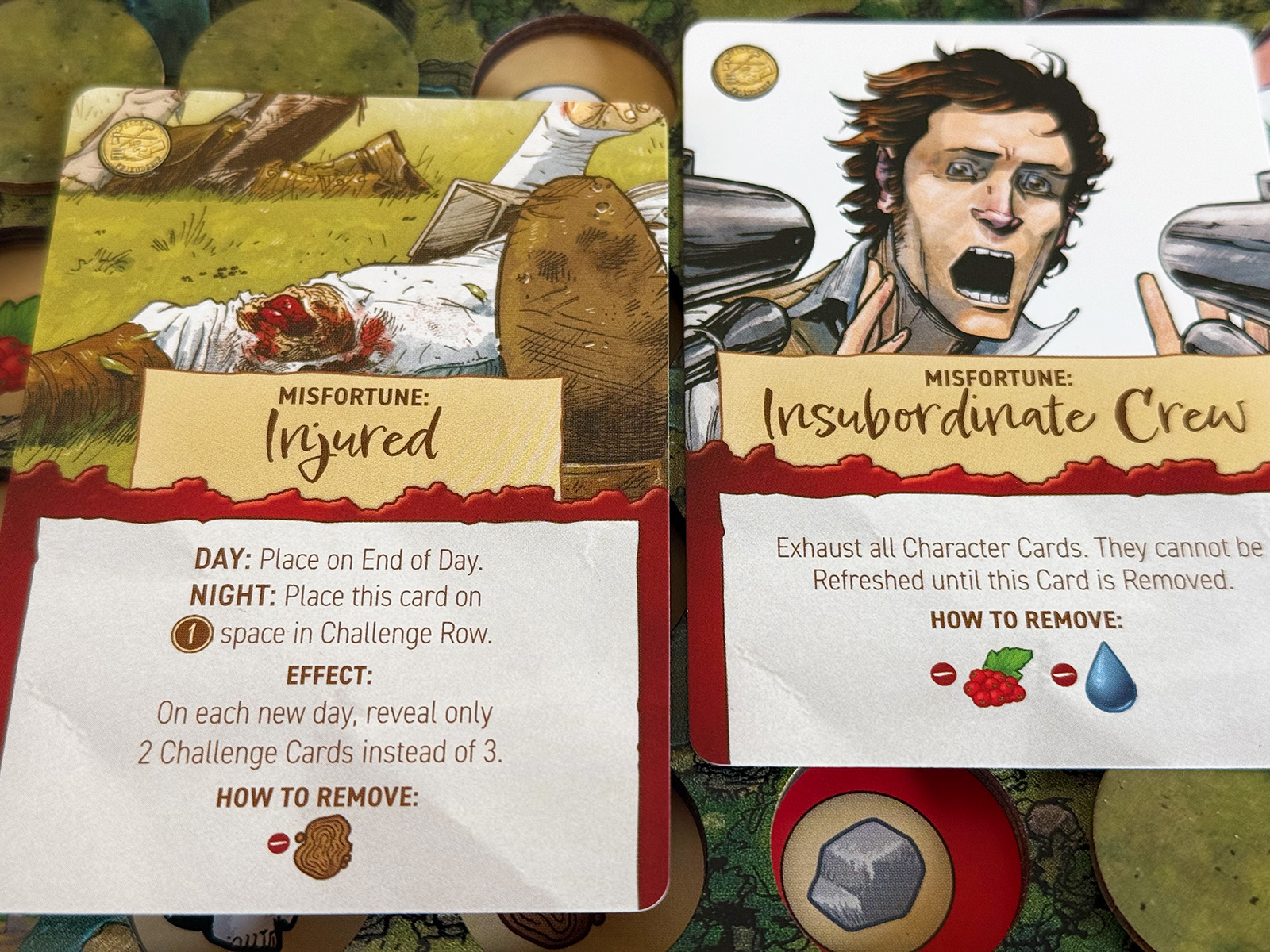 Corps of Discovery Worse Timeing of Misfortune Cards Really Annoying and Frustrating Timing of the Threat Deck in Corps of Discovery