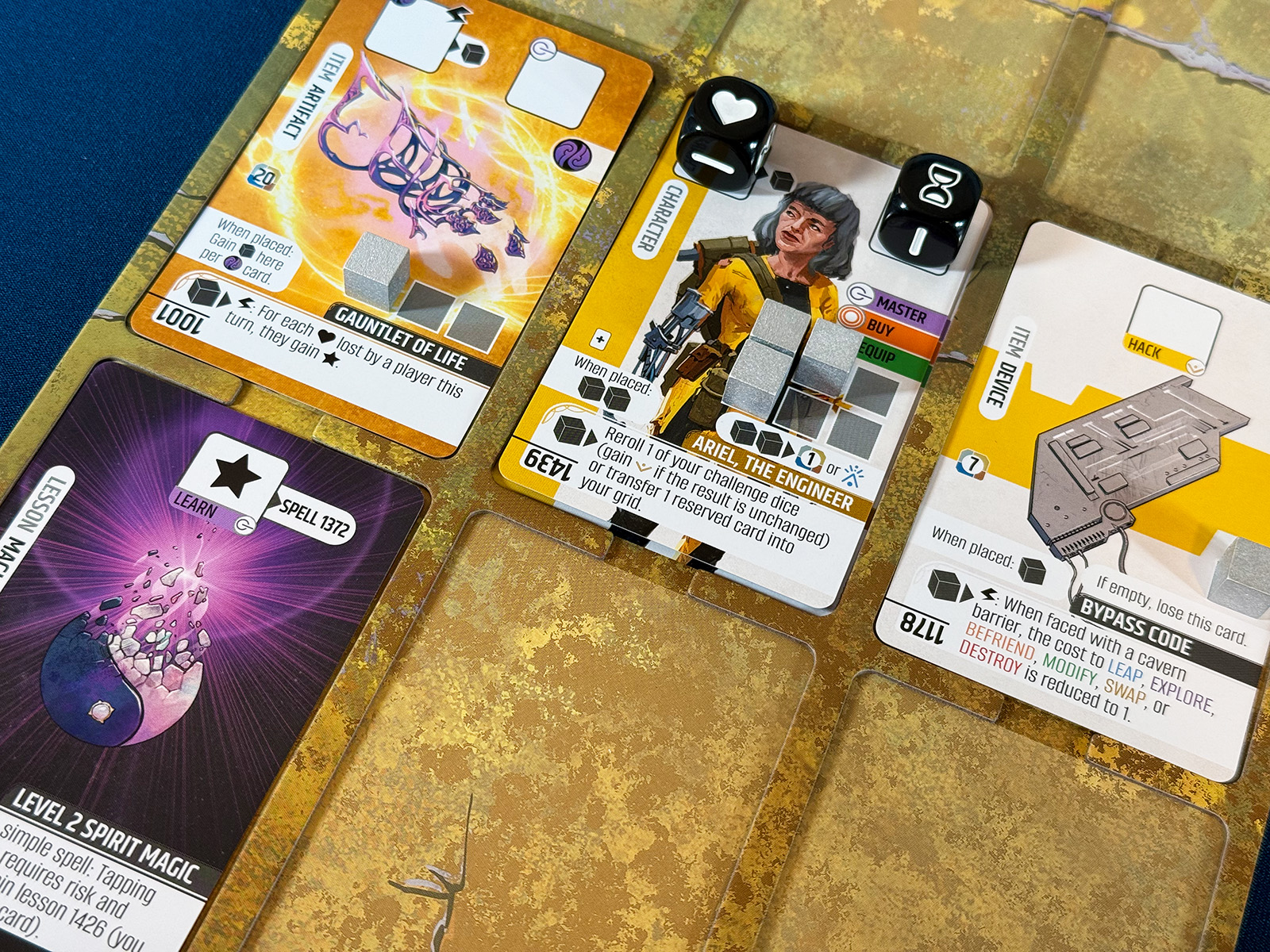 Vantage Playing as Ariel with a Few New Cards Picking Up Cards and Mementos from the Early Journey Through Vantage
