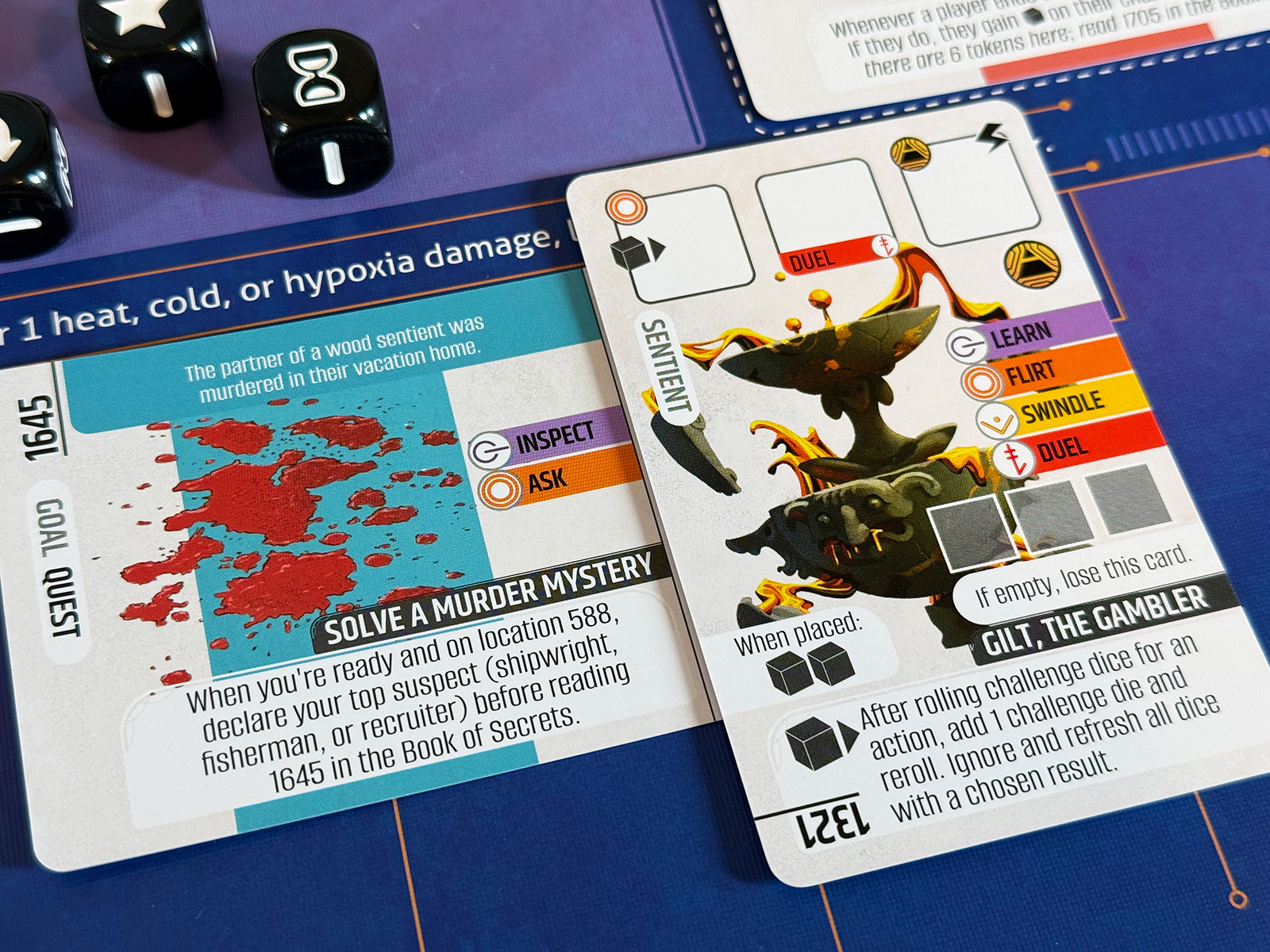 Vantage Solving a Murder Mystery with Gilt Enlisting the Help of a Thematically Perfect Sentient to Solve a Mystery in Vantage
