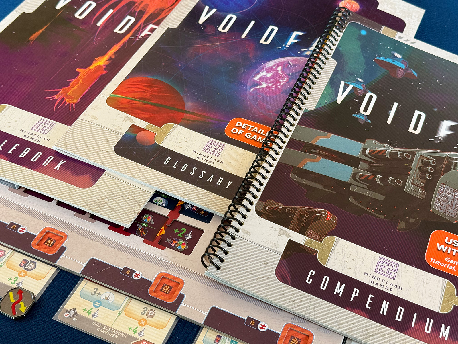 Voidfall Rulebook, Glossary, and Compendium Spending Time with All of the Different Books and Information for Voidfall