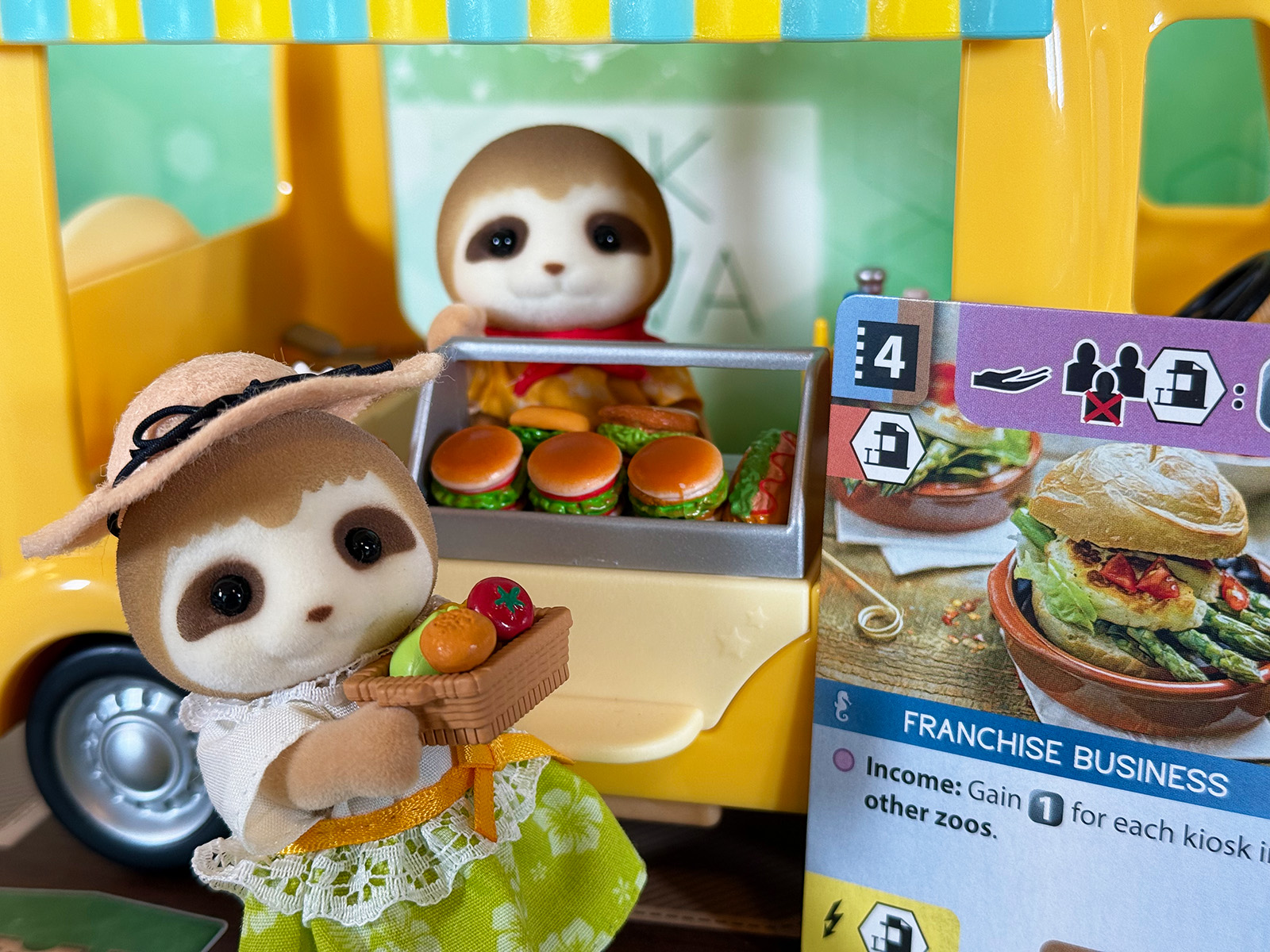 A Visit to Ark Nova with Sloths and a Slow Food Franchise