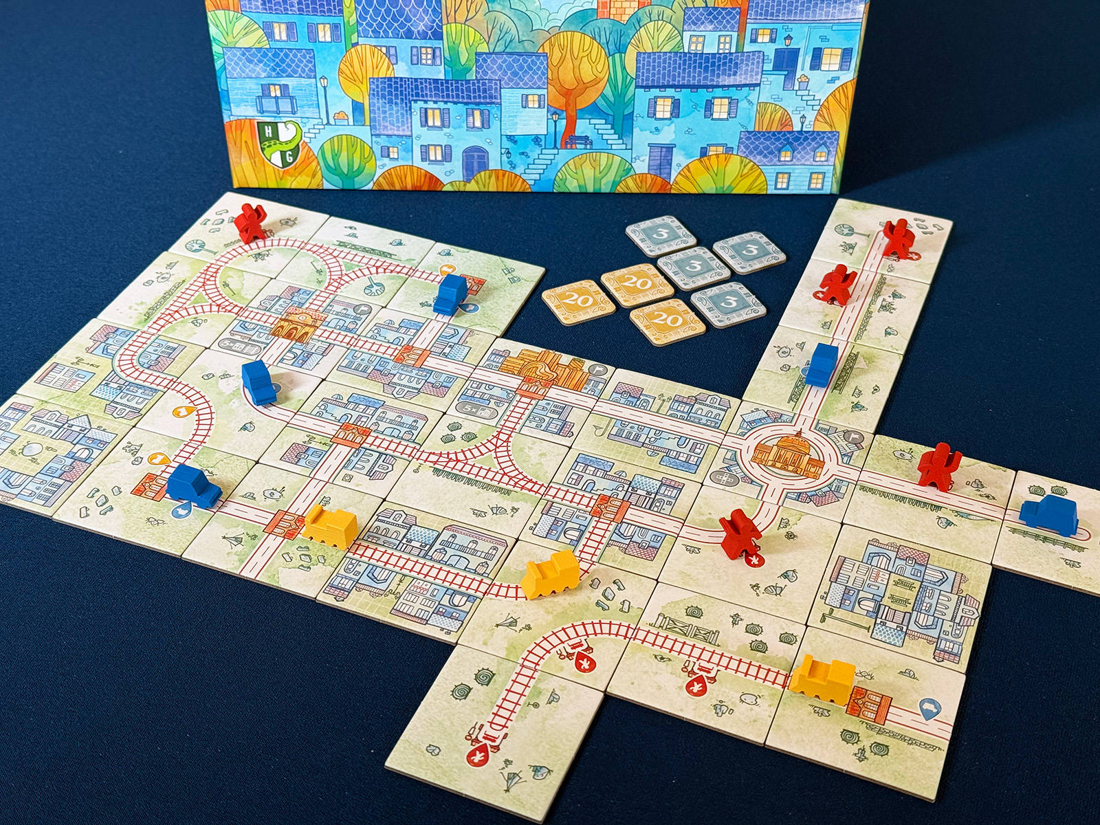 Railroad Tiles the Finale of a Perfect Play Celebrating the Achievement of Perfection After Many Plays of Railroad Tiles