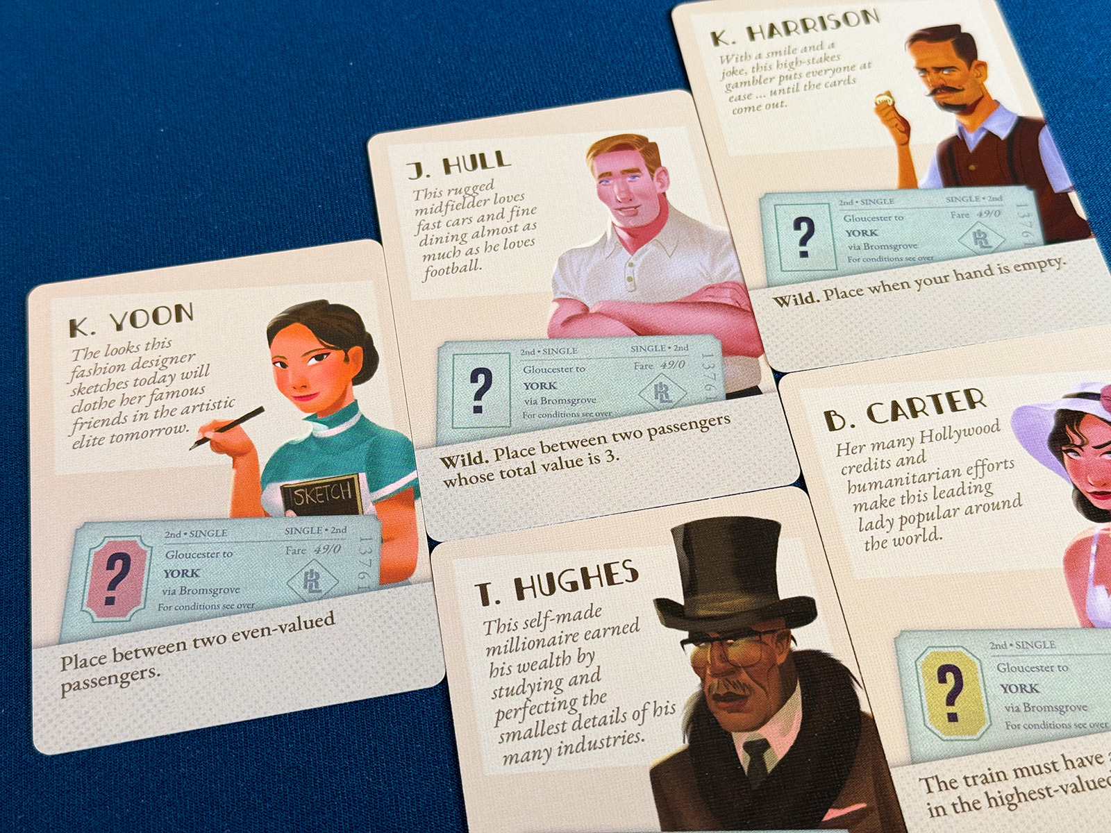 The Royal Limited Interesting Passenger Art and Flavor Text All Sorts of Characters to Welcome Aboard with a Little Flavor Text in The Royal Limited