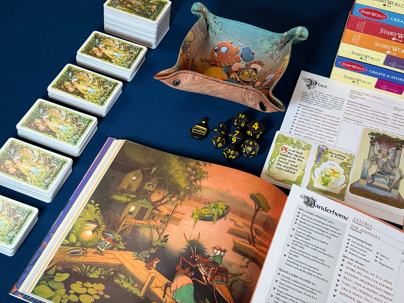 Wanderhome Setting the Stage with Cards A Delightful Selection of Oracles and Card Types to Interpret in Wanderhome
