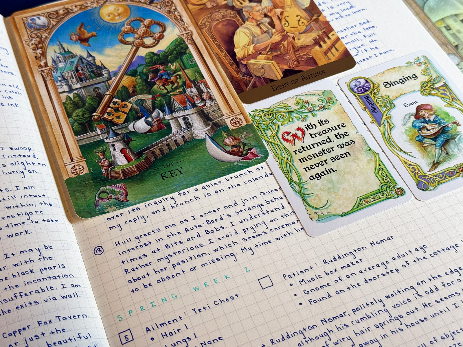 Moving Into a Second Week with a New Patient and an Ongoing Tale in Apothecaria