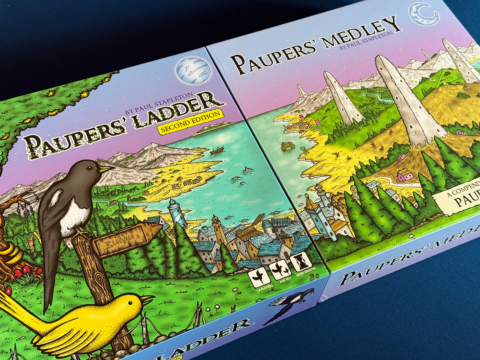 Paupers' Ladder Connected Box Artwork Exploring the Wonderful World of Paupers' Ladder
